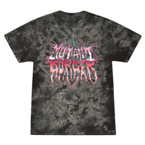 Mutant Burger Tie Dye Black Logo Tee